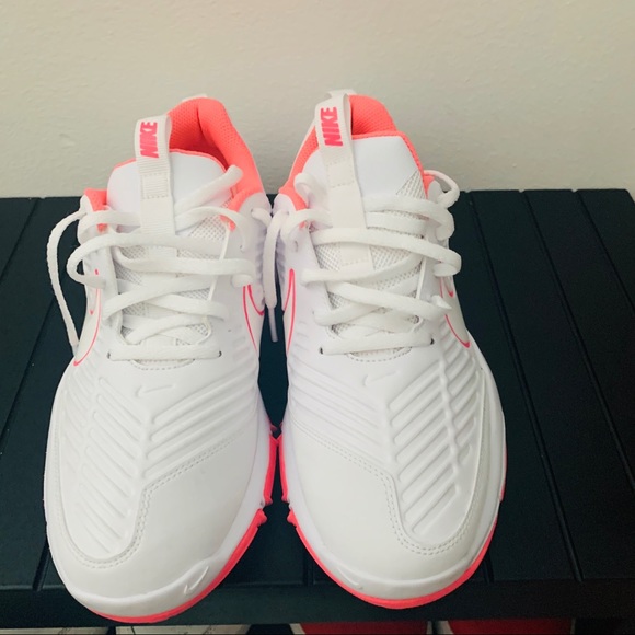 Nike Explorer 2 Women's Golf Shoes White and pink - Picture 2 of 15